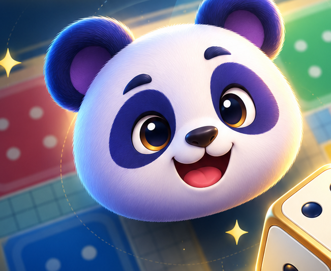 Friendly Mr Panda mascot
